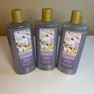 Caress Body Wash Jasmine & Lavender Oil Floral Essence 18.6 oz Soap Reset Unwind